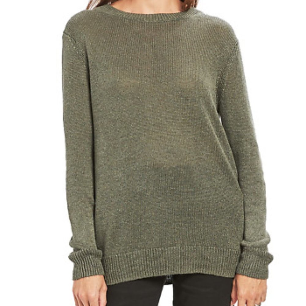Theory Solid Crew Pullover Sweater - image 1